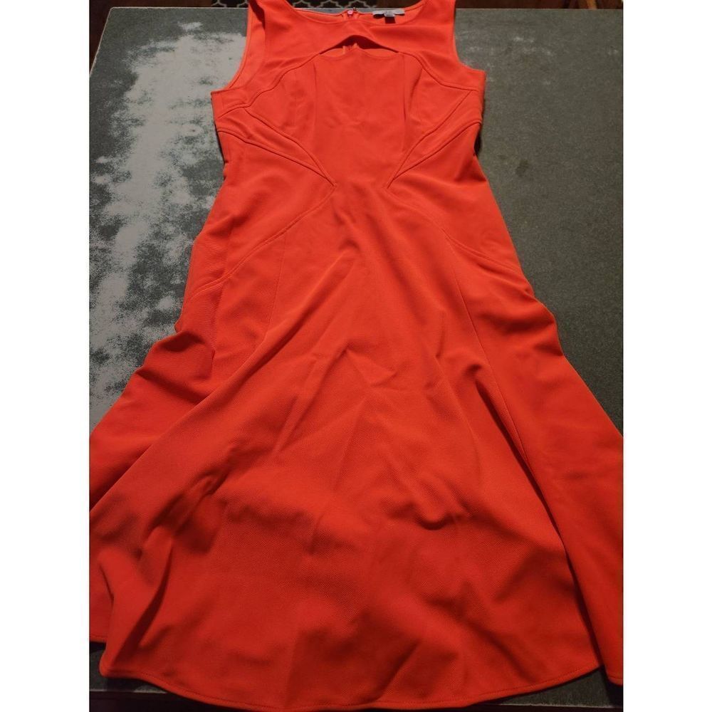Zac Posen hot pink fit&flare dress size 8